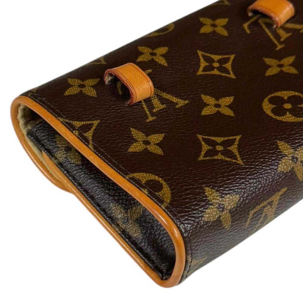 LOUIS VUITTON Authentic Brown Monogram Canvas Pochette Fanny Pack - Picture 10 of 12